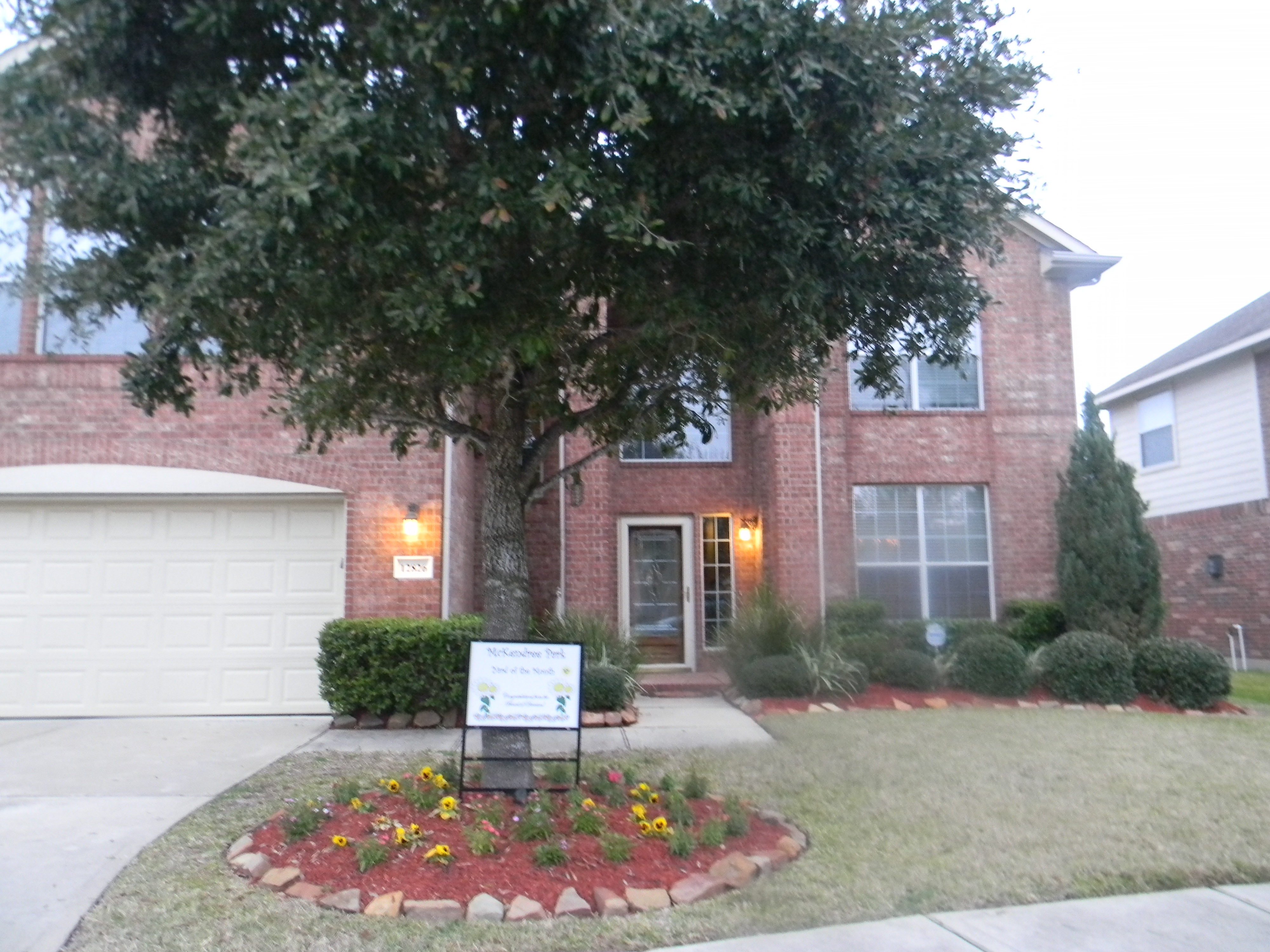 February 2014 Yard of the Month McKendree Park HOA